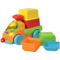 Tomy Conjunto de brinquedos , Toomies, Carro, brinquedo empilhável com sons, para crianças
