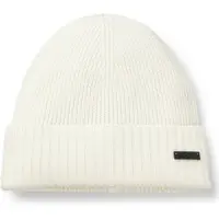 BOSS Gorros 'Fati' preto / branco lã