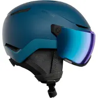 Atomic - Capacetes ski homem - Revent Visor Stereo Deep Ocean para Unissexo - Tamanho 51-55 cm - Azul