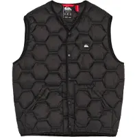 Quiksilver - Casacos - Fuse Urban Gilet True Black para Homem - Nylon - Tamanho M - Preto