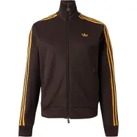 Adidas Originals Casaco em moletão 'Classic' chocolate / caril