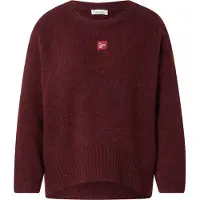 American vintage Pullover 'EAST' vermelho vinho
