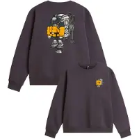 The North Face - Sweats - U Gear Up Get Out Rlx Crew Graphic Anthracite Grey para Unissexo - Tamanho S - Cinzento