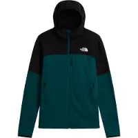 The North Face - Polares - M Polartec Powergrid Stormgap Hoodie Pacific Teal TNF Black para Homem - Tamanho S - Verde