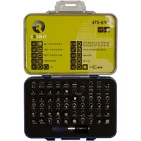 SOLAR PLUS Conjunto De Pontas Magnéticas De 1/4 Polegadas 61 Peças