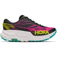 Hoka One One - Sapatilhas trail - Mafate X W Black/Neon Dragonfruit para Mulher - Tamanho 7,5 US - Rosa