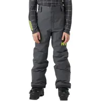 Helly Hansen unisex para criança. 41606 Calças de esqui Legendary cinzentas (11/12años= 146/152cm), Esportivo, Cinza, Poliamida, Ao ar livre
