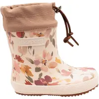 Bisgaard Bota de borracha creme / oliveira / pêssego / vermelho ferrugem