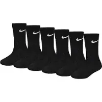 Nike Meias de desporto preto / branco