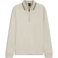 BOSS Polo De Manga Curta Cord Plisy 10272954 Green