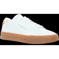 Tommy Hilfiger Sapatilhas baixas 'COURT ESS' conhaque / mel / branco