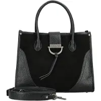 Hispanitas para mulher. BI265022 Bolsa tote de camurça preta (OSFA), Preto, Casual
