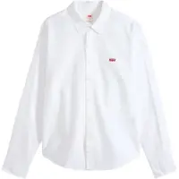 Levi's Camisa 'BATTERY' vermelho cereja / branco