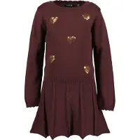 Blue Seven Vestido ouro / vermelho vinho