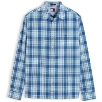 Tommy Hilfiger Camisa azure / azul pastel / branco