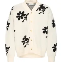Casual Friday Casaco de malha 'CFDIA INTARCIA' creme / preto
