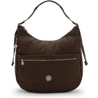 Kipling Mala de ombro 'Khloe Leo' castanho escuro