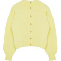 Trendyol Casaco de malha amarelo