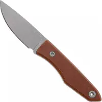 Big Idea Design USA Lookout DP-MA-NM Drop Point Stonewashed Magnacut, Natural Micarta, faca fixa