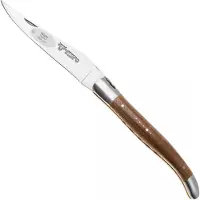 Laguiole En Aubrac Fly N15, L0712I1J15J15NO, Sandvik 12C27, Walnut navalha, 12 cm