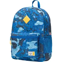 Herschel Mochila 'LEGO Heritage' azul / navy / azul claro / amarelo