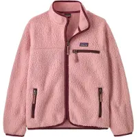 Patagonia - Marcas - K's Retro Pile Jkt Fuzzy Mauve para criança - Tamanho criança XL - Violeta