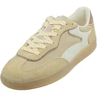 HOFF para mulher. 22619403 Sapatilhas de couro bege Park (41), Plano, Camurça, Cordão, Casual
