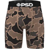PSD Boxers 'Duck Camo' castanho / castanho escuro