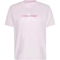 Calvin Klein Jeans Camisa rosé / vermelho vivo / branco