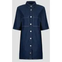 Samsøe & Samsøe Vestidos curtos SATILLY DRESS mulheres - Marinho - EU L