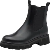 Marco Tozzi Botas pelo tornozelo preto