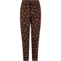 Hunkemoller Calças de pijama creme / castanho / oliveira / rosé