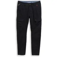 Tom Tailor Calças cargo 'Tyler' preto