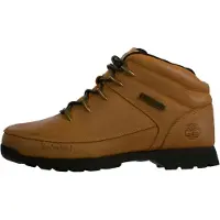 Timberland para homem. TB0A2K84AJW1 Botas de couro Euro Sprint Mid castanho (40), Marrom, Plano, Cordão, Casual, Outdoor, Ao ar livre