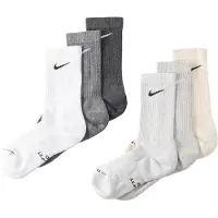 Nike Meias bege / cinzento / cinzento claro / cinzento escuro / branco