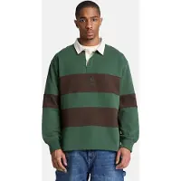Timberland Sweatshirt verde escuro / preto / branco