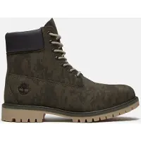 Timberland Botas com atacadores cáqui / verde escuro