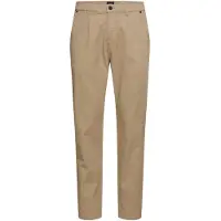 Camel active Calças com pregas camelo