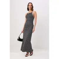 Trendyol Vestido preto / branco