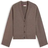 Tommy Hilfiger Casaco de malha chocolate