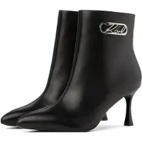 Karl Lagerfeld Bota ' Sienna Signature Stiefeletten ' preto