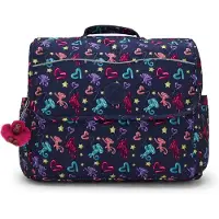 Kipling Mochila 'Codie M' aqua / azul escuro / laranja / rosa escuro