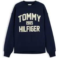 Tommy Hilfiger Sweatshirt 'VARSITY' ecru / navy