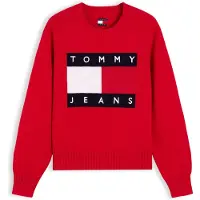 Tommy Hilfiger Pullover vermelho / preto / branco