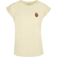 Urban Classics Camisa 'Strawberry' amarelo claro / verde / vermelho