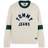 Tommy Hilfiger Pullover 'NEW CLASSICS' bege claro / navy / verde escuro