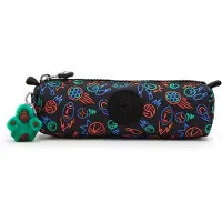 Kipling Estojo 'Freedom' turquesa / azul real / laranja / preto