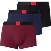 HUGO Boxers 'GALAXY' marinho / bordeaux / preto