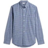 Tommy Hilfiger Camisa 'Flex' azul / vermelho vivo / preto / branco