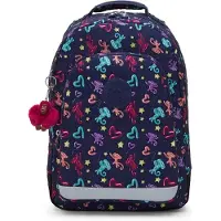 Kipling Mochila 'Class Room' navy / aqua / roxo / vermelho escuro